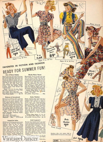 1930s Teenage Girls' Fashion