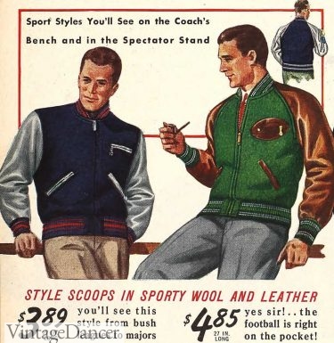 1930s mens jacket high school