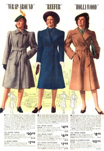 1940s women's fashion
