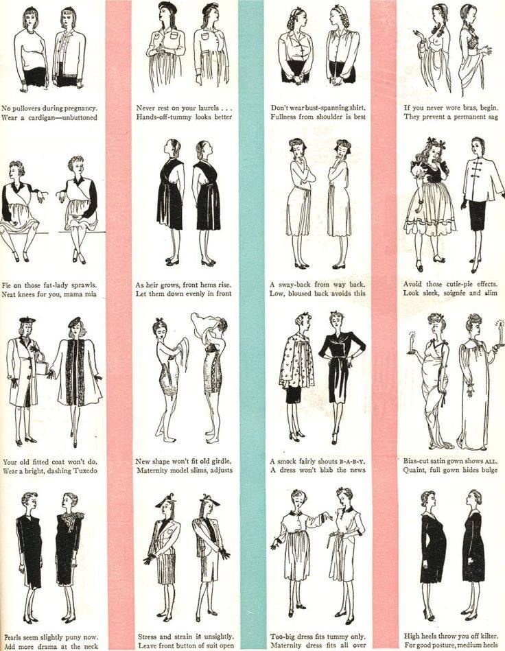 1940s maternity fashion
