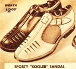 1940's mens sandals