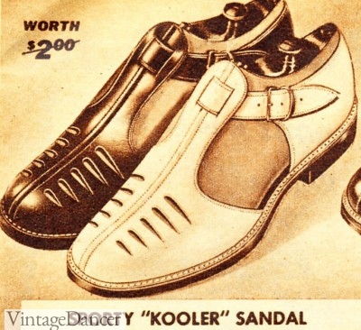 1940's mens sandals