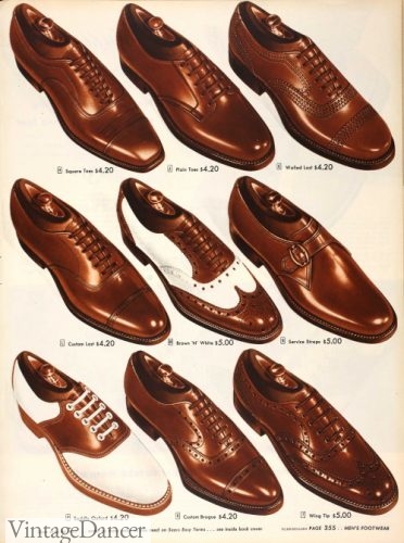 1940 men's shoes