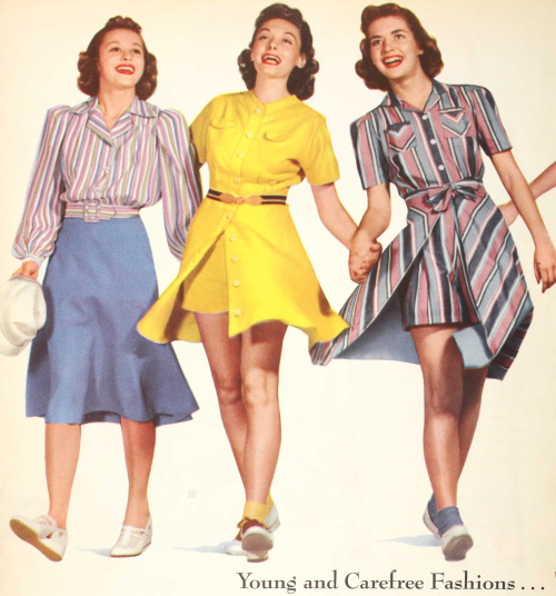 40s-50s Vintage Playsuits, Jumpsuits, Rompers History