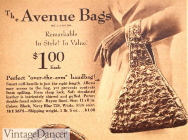 1940 arm band purse