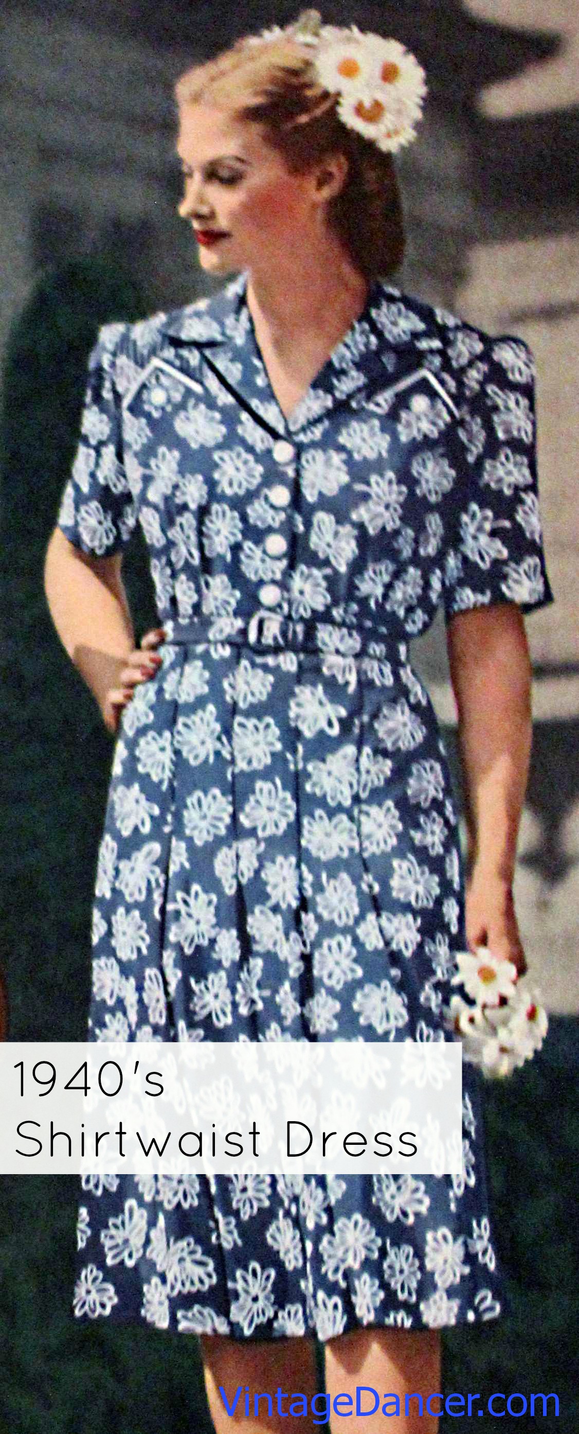 clothes worn in the 40s