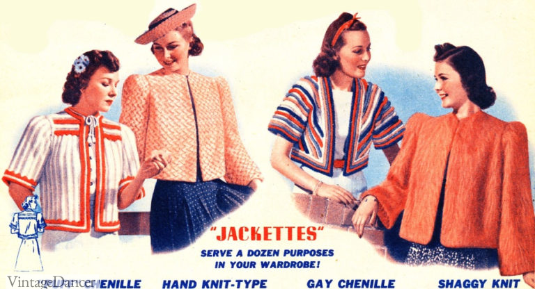 40s Jacket 1940s Coats & Jackets Fashion History