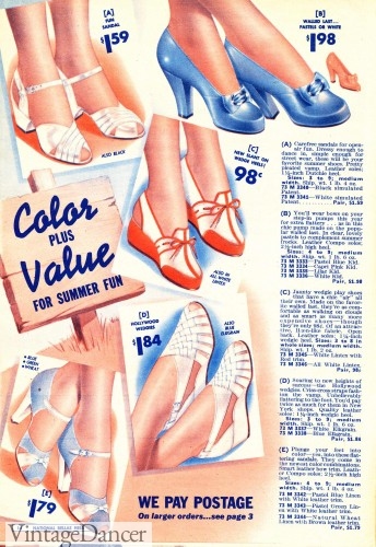 1940s sandals