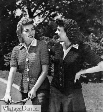 1940s Knit Cardigans