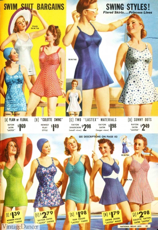 1940s bathing suits