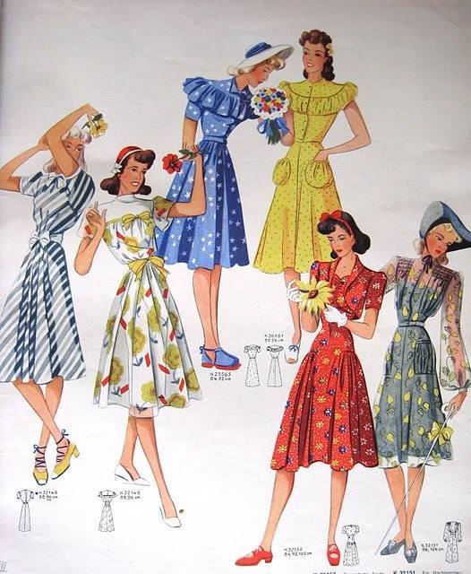 swing dance dresses vintage patterns