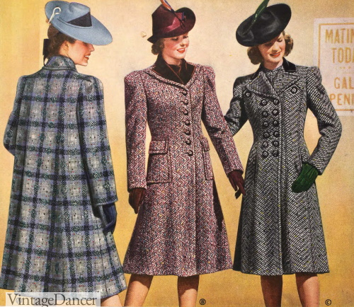 1940s Coats & Jackets Fashion History