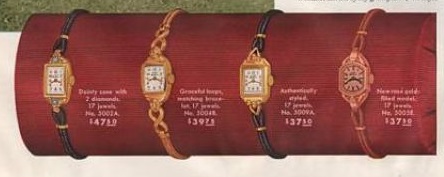 1940s Elgin brand women's watches