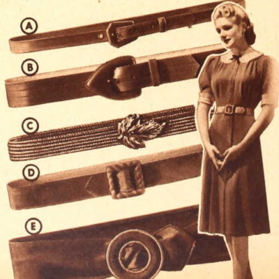 A History of Belts 1920-1960 for Women