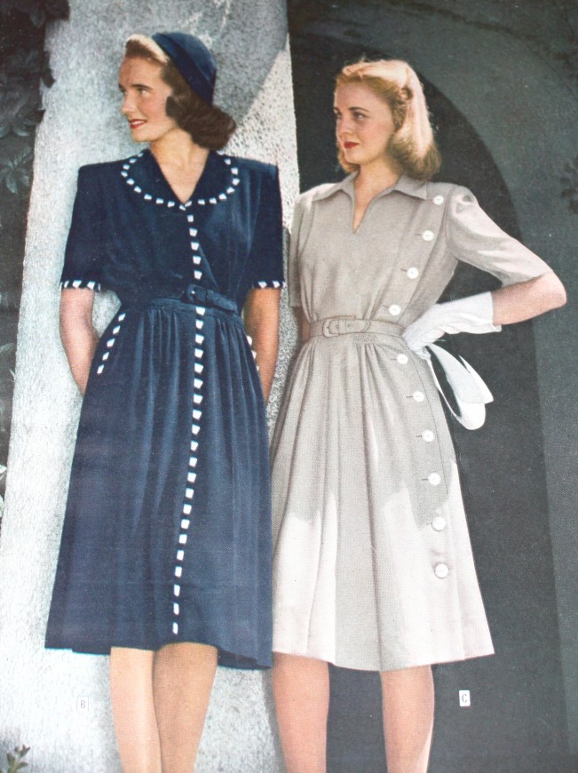 1940 shirt dress