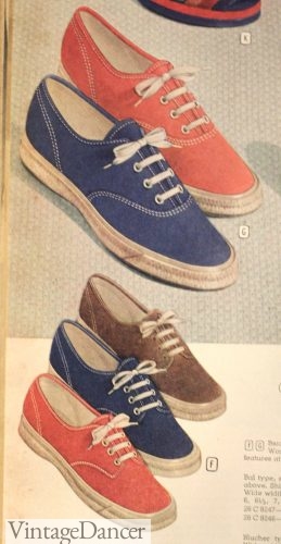 1947 Keds style vintage sneakers shoes
