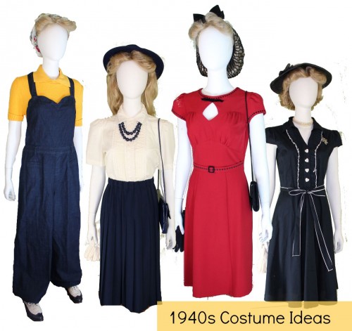 1940s outfit ideas for all seasons at VintageDancer.com/1940s