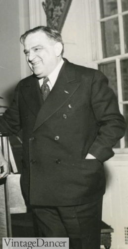 1940s big men fashion vintage suit