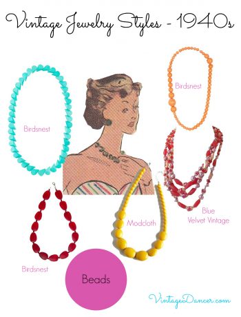1940s Jewelry Styles and History