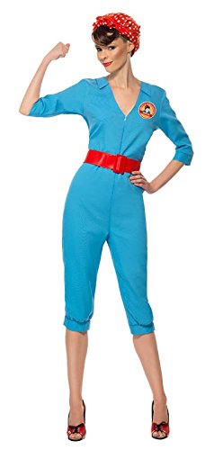 1950s pinup girls style Rosie the Riveter costume