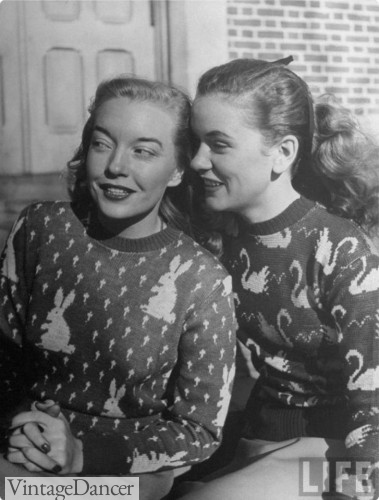 1940s winter sweaters