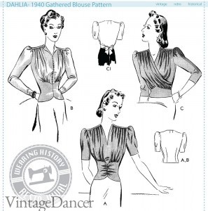 1940s blouse pattern