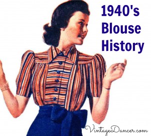 38 Bust 1940s stripe blouse Striped secretary blouse 1940s striped poet sleeve blouse WWII blouse Pink pussybow blouse M