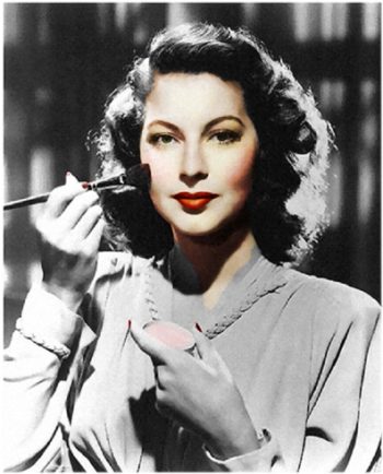 1940s blush makeup rouge
