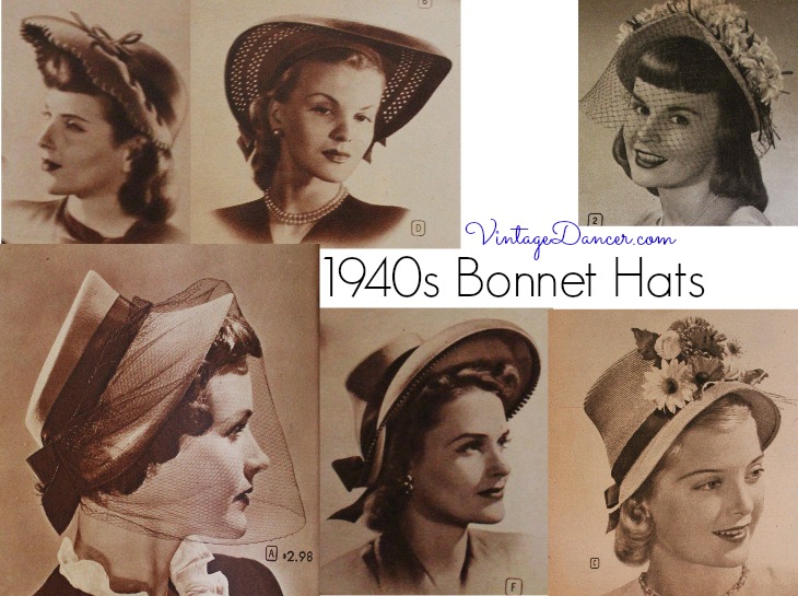 1940s bonnat hats womens