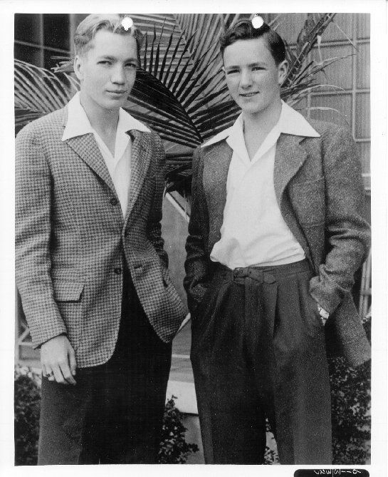 1940s teenage fashion boys men