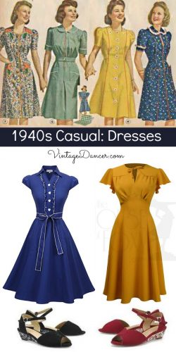 1940s Casual Outfits: Summer Clothes 