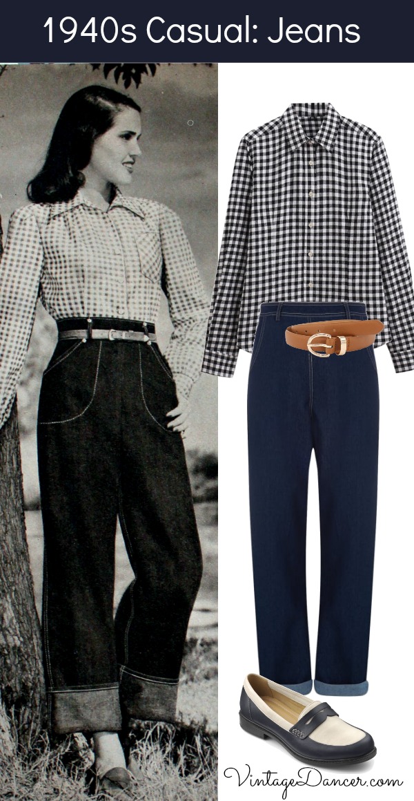 1940s fashion casual