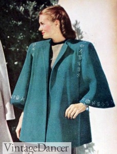 1940s womens coats box coat