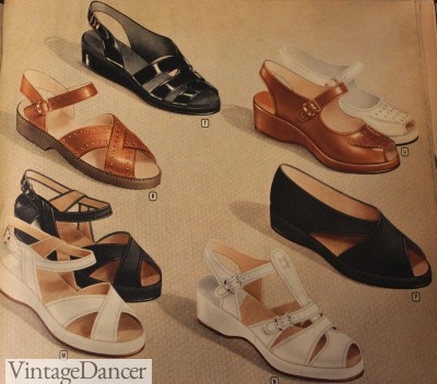 vintage sandal heels
