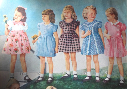 1940s Children's Clothing: Girls, Boys, Baby, Toddler