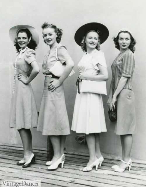 1940s streetwear womens fashion