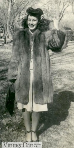 1940s fur coat