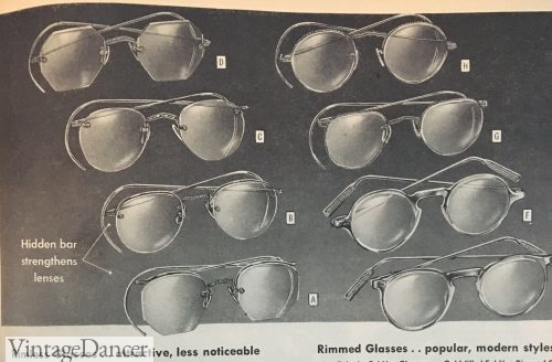 Mid 40s rimless eye glasses (gender neutral)