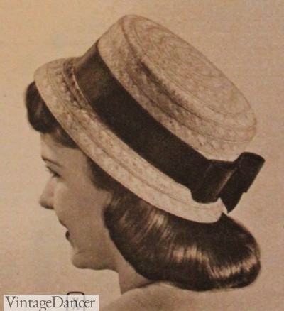 1940s hats straw cloche