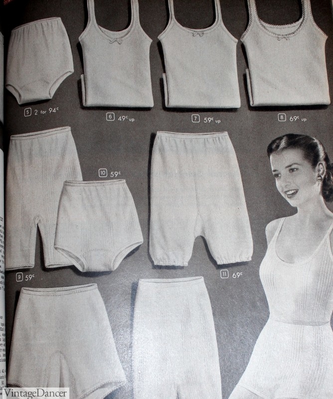 1940s underwear