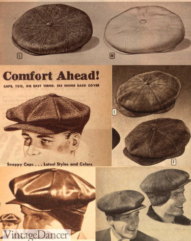 1940s mens caps golf hats casual hat caps newsboy hats