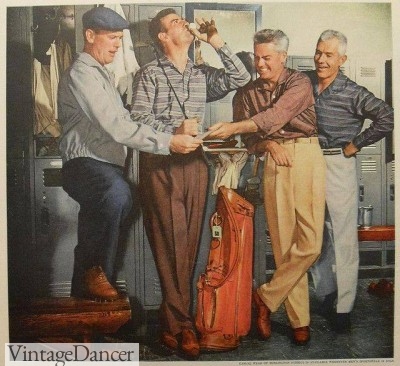 1940s Mens Sport clothes golf clothing