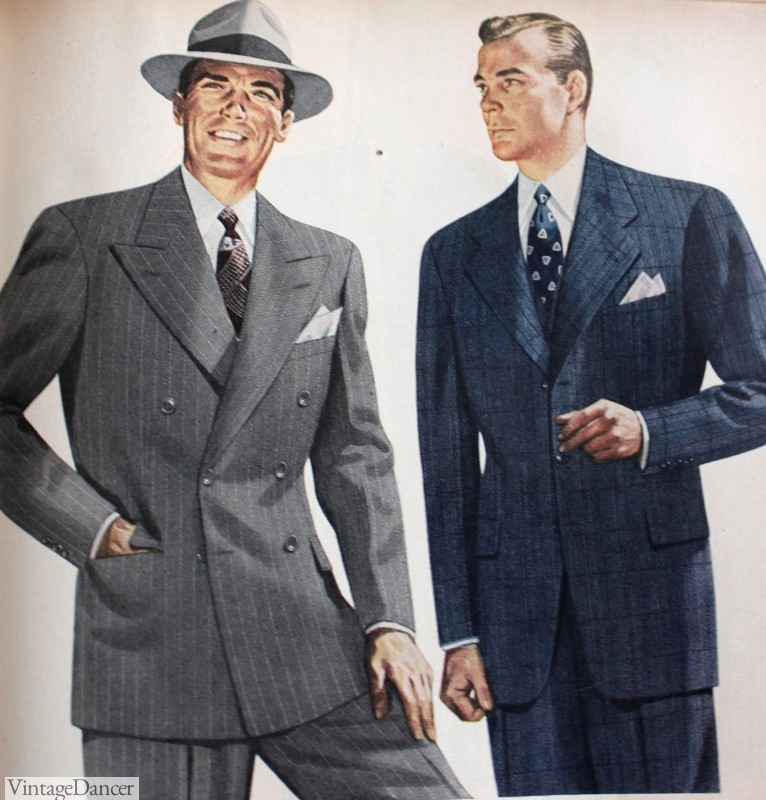 1940s Mens Fashion Clothing Styles
