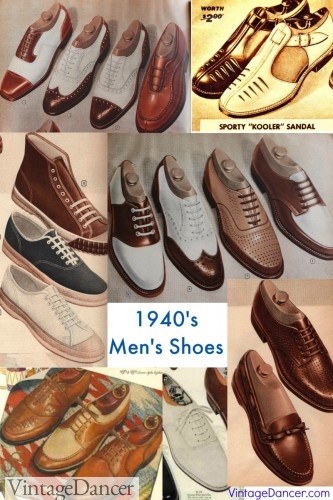 1940s men's Shoes Styles