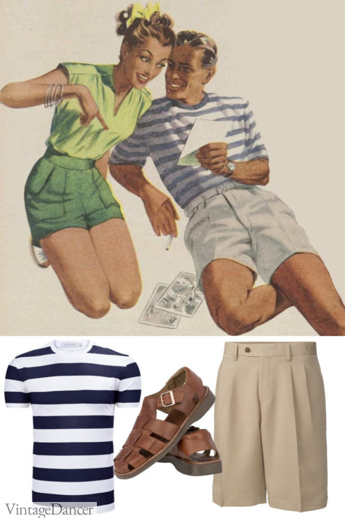 1940 casual wear