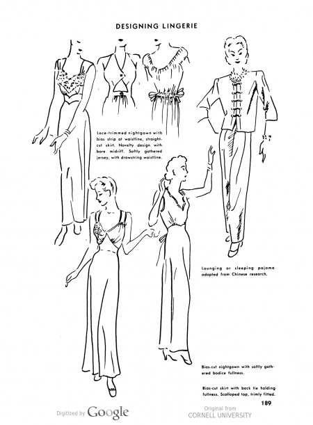1940s Common Nightgown styles