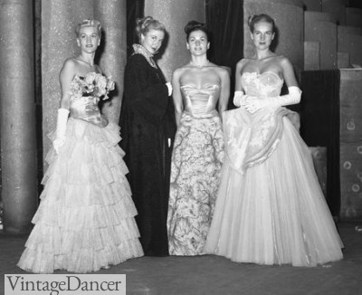 1940's evening gowns