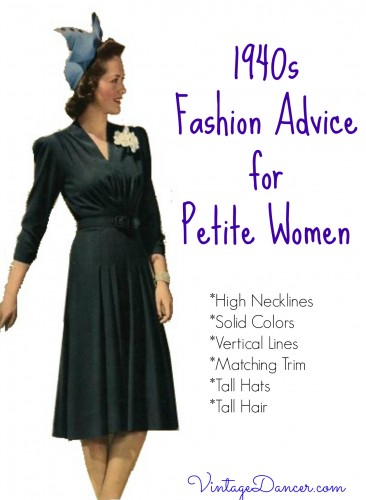 1940s petite fashion