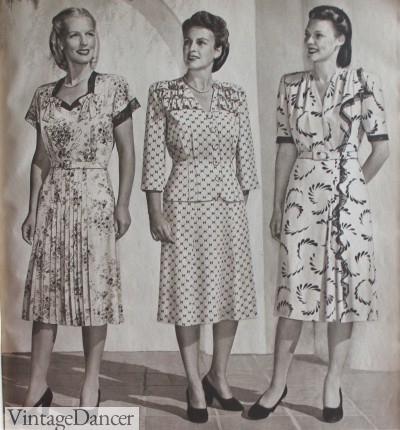 1940s rayon crepe plus mature dresses line dress