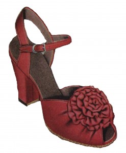 1940s red sandal shoes 1940s sandals vintage